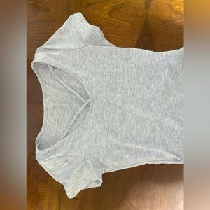 grey short sleeve body suit